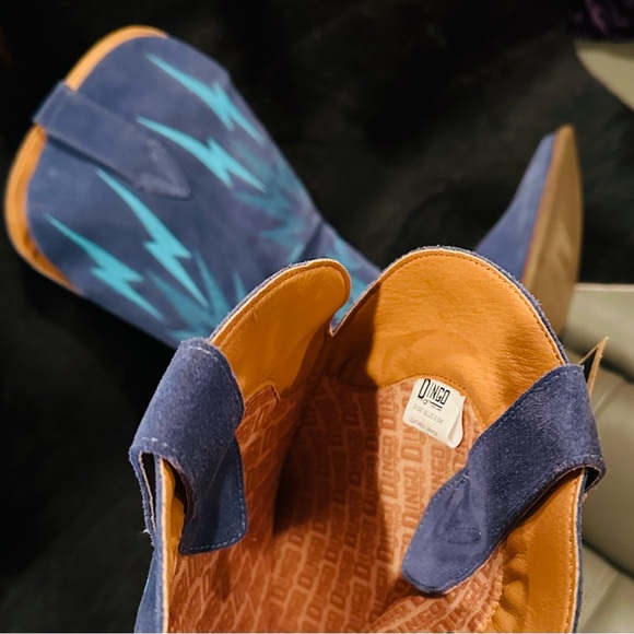 Dingo NWT Women size 9.5 Blue and Turquoise Cowboy Boots - Picture 5 of 6